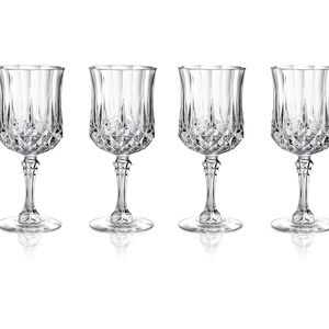 New Cristal D'Arques Longchamp Set of 4 Cordial Glasses 2oz